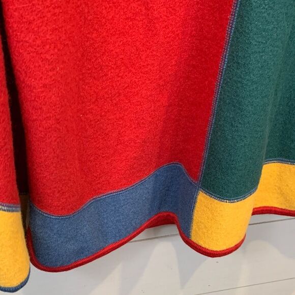 Geiger boiled wool abstract color block button down jacket size 36 Austria - Picture 15 of 15